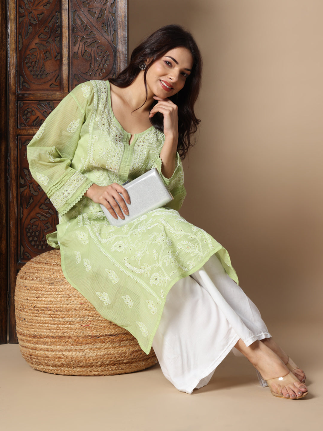 CHIKANKARI KURTI
