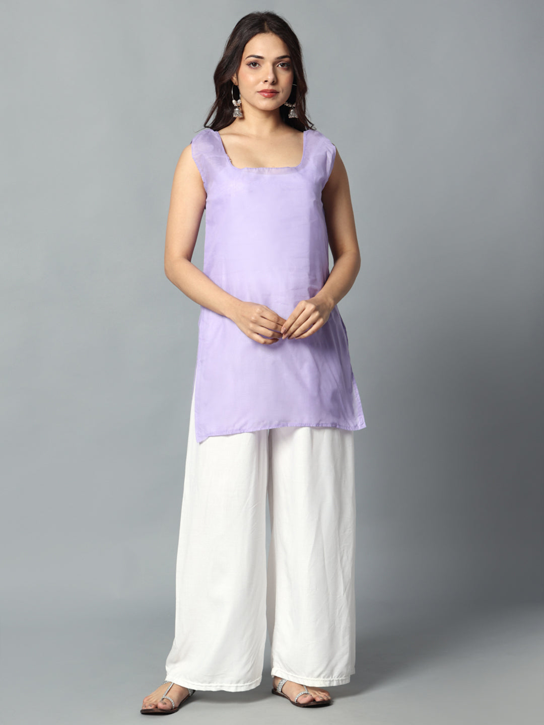 Embroidered Georgette Kurti