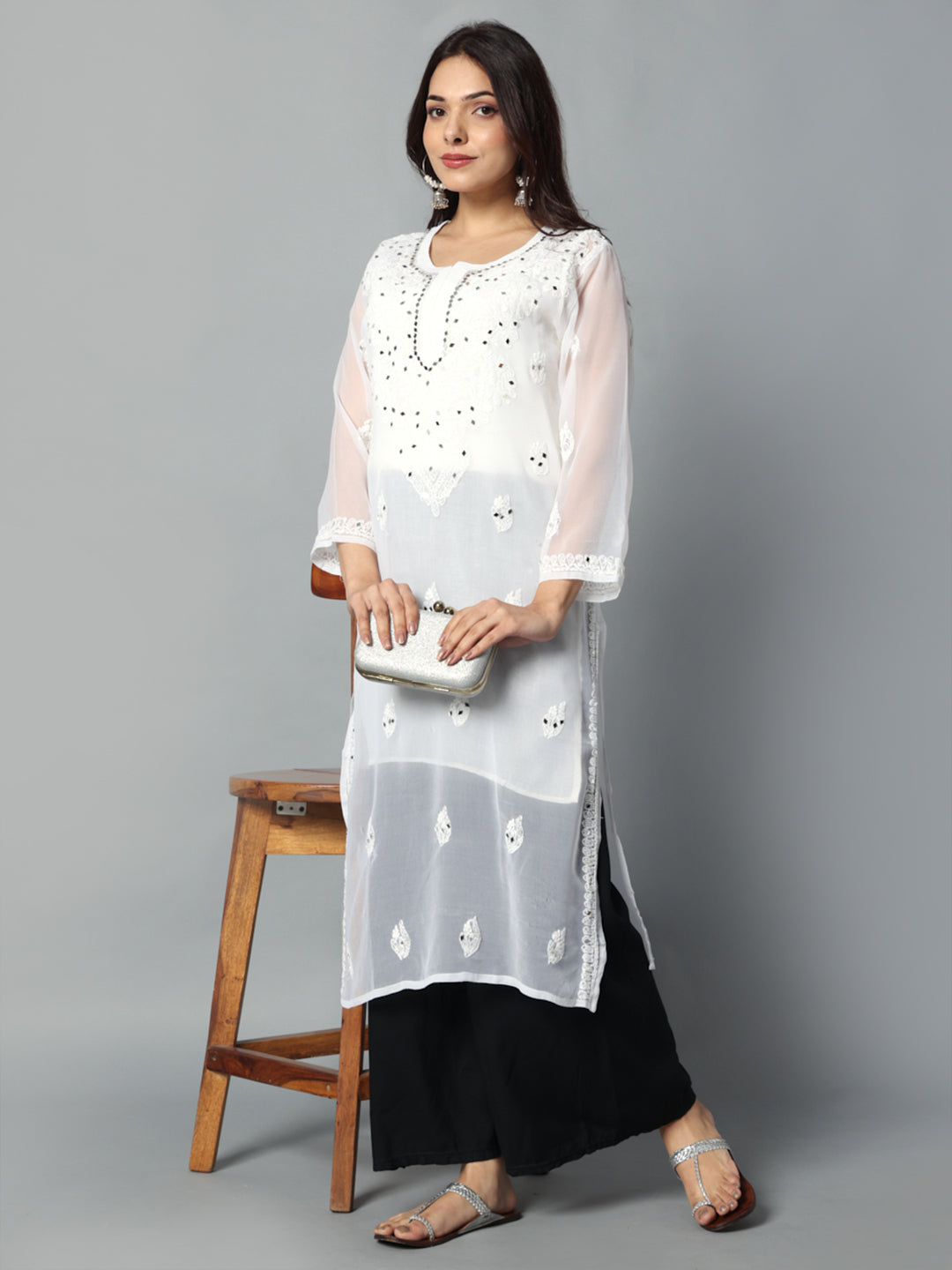 Chikankari kurti