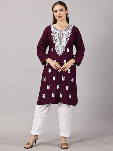 chikan kurti chikan kurti
