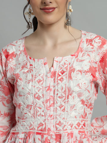 Short chikankari kurti for womens Short chikankari kurti for womens