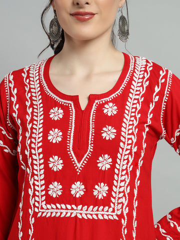 chikan kurti chikan kurti