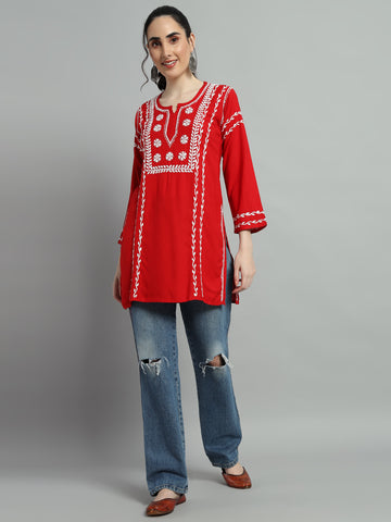 chikan kurti chikan kurti