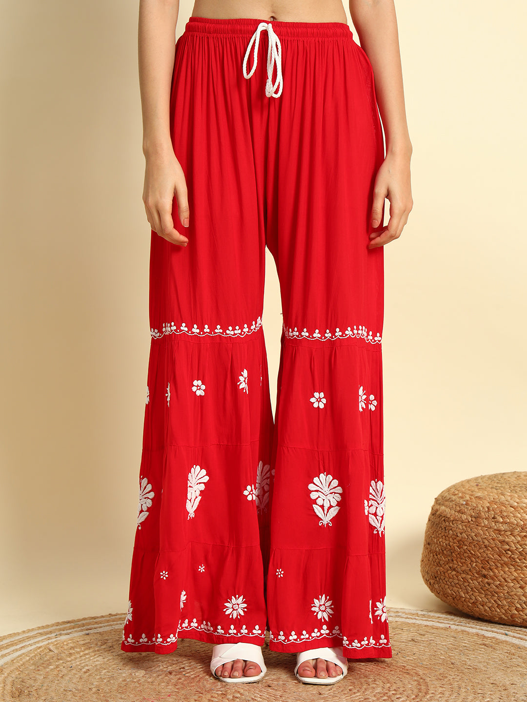 Chikankari Gharara Set