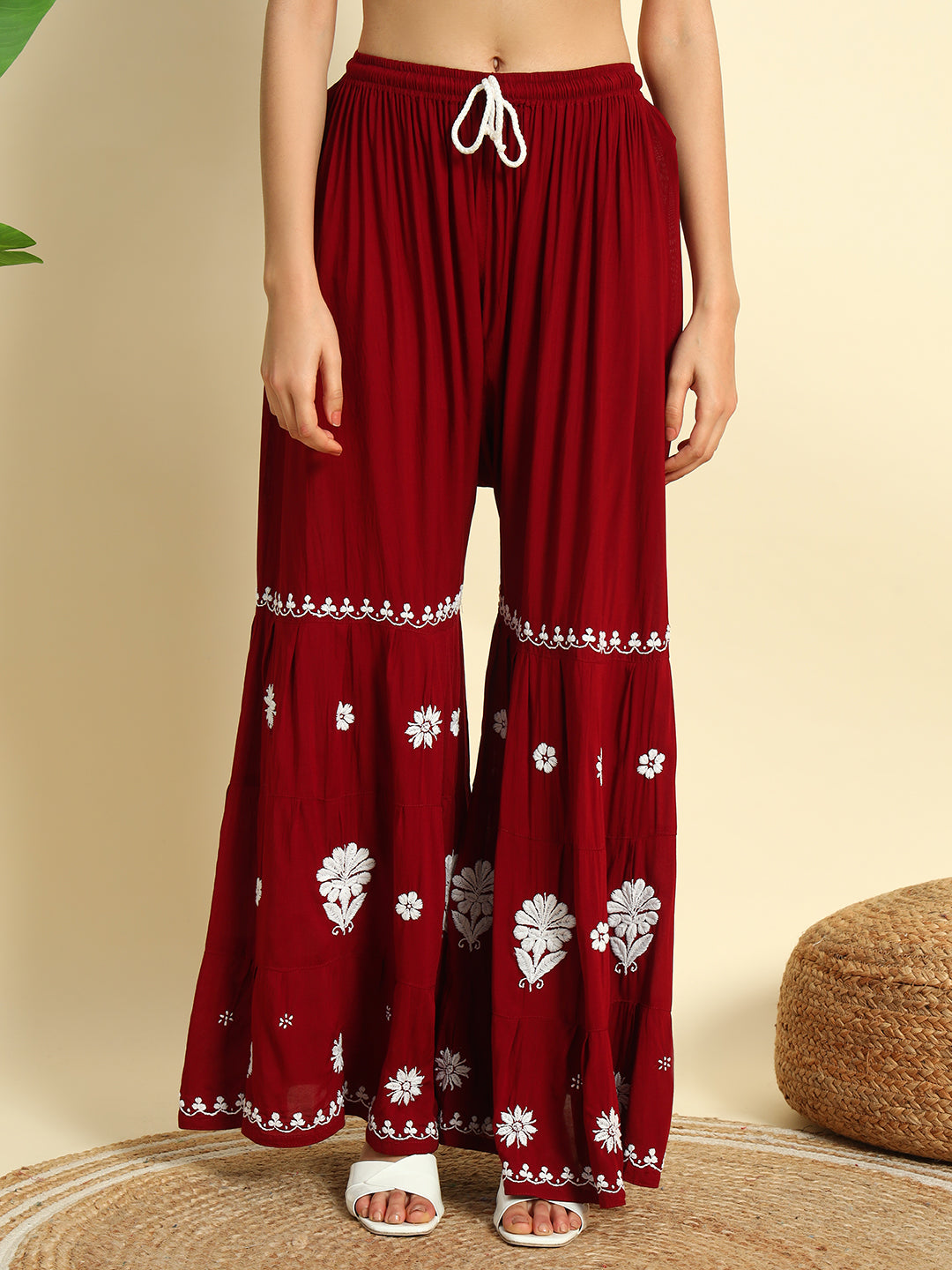 Chikankari Gharara Set