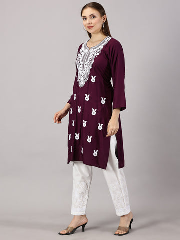 chikan kurti chikan kurti