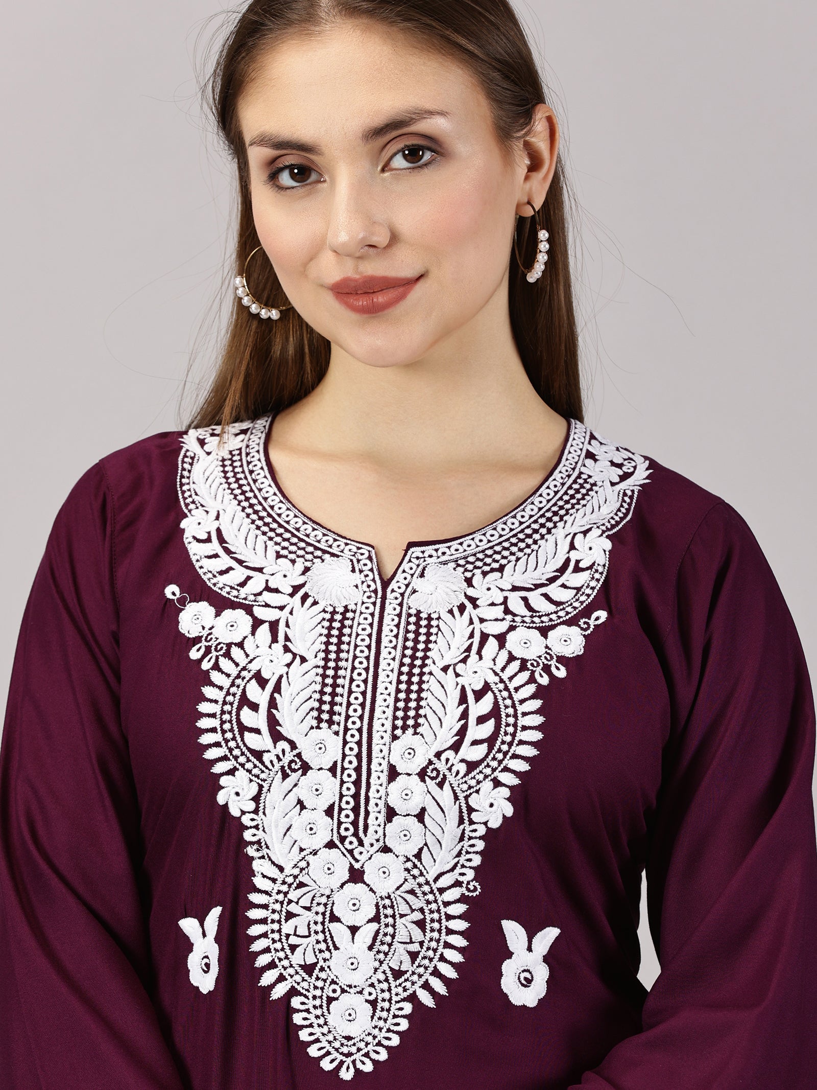 chikan kurti chikan kurti
