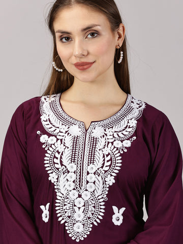 chikan kurti chikan kurti