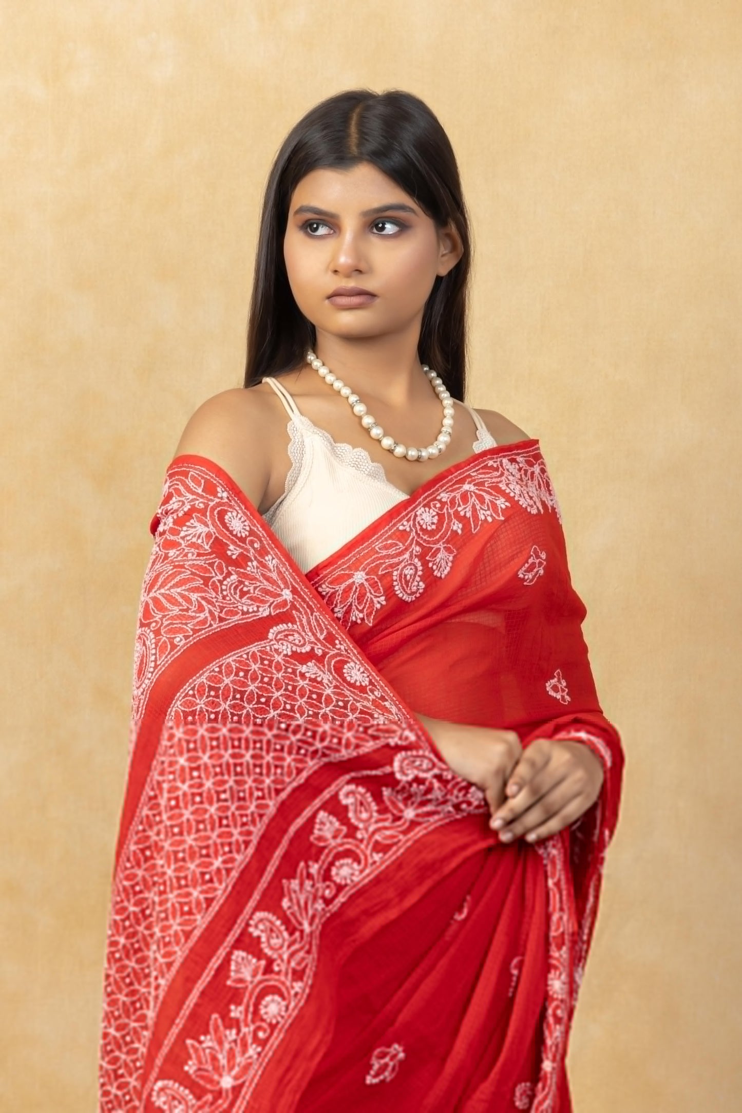 ChikanKari Kota Doria Sarees