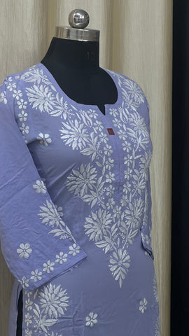 lucknowi Chikan Kurti lucknowi Chikan Kurti