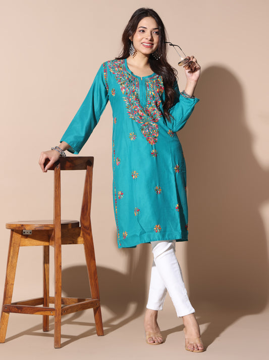 chikankari kurti