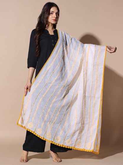 chikankari dupatta 