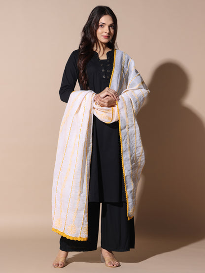 chikankari dupatta 