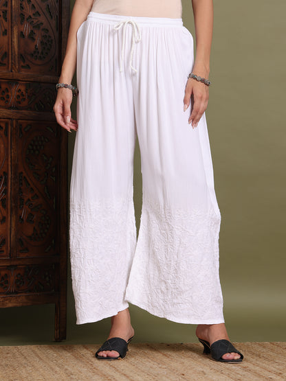 ChikanKari Rayon Plazzo