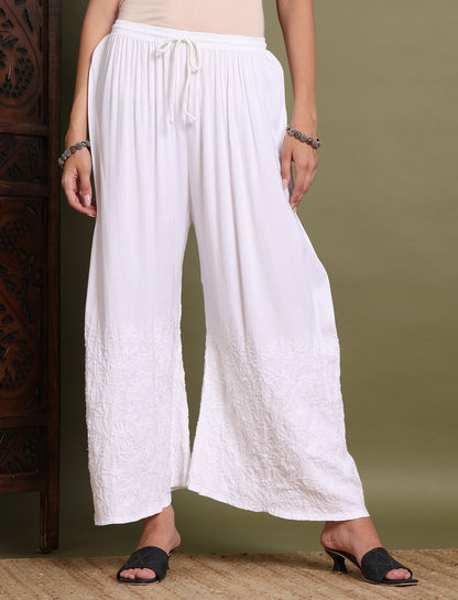ChikanKari Rayon Plazzo
