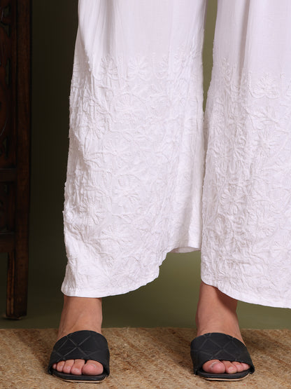 ChikanKari Rayon Plazzo