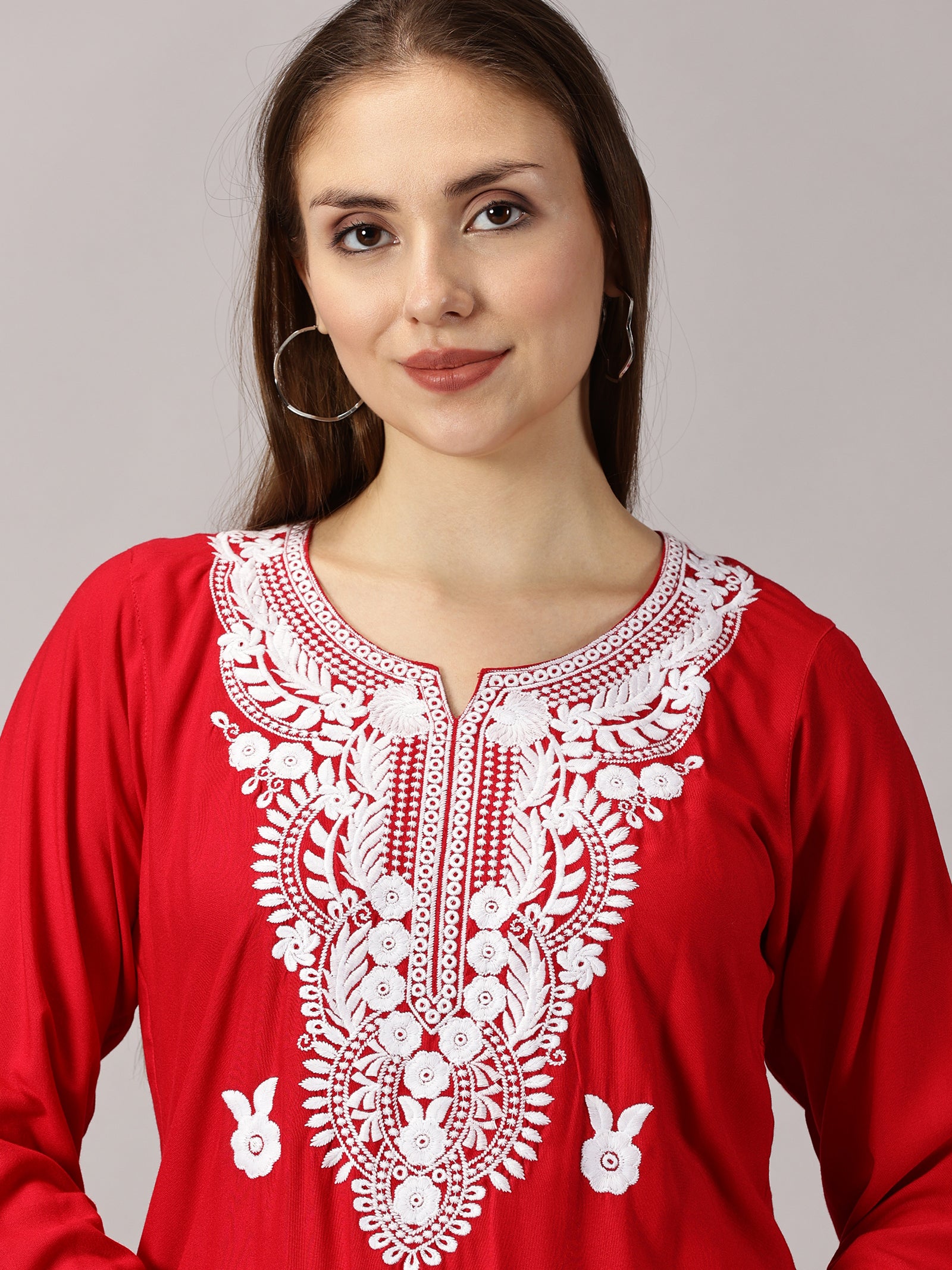 chikan kurti