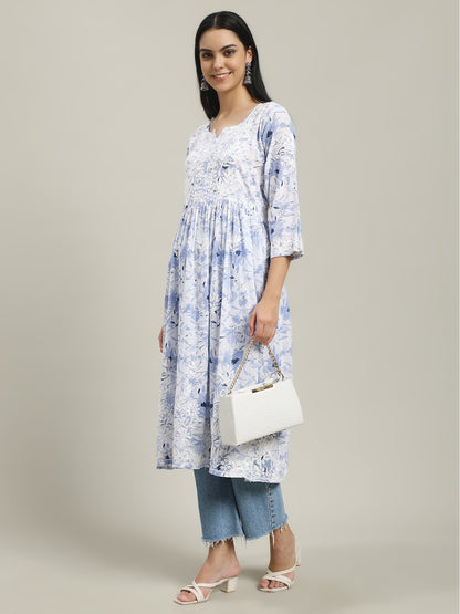 ChikanKari Long Gown
