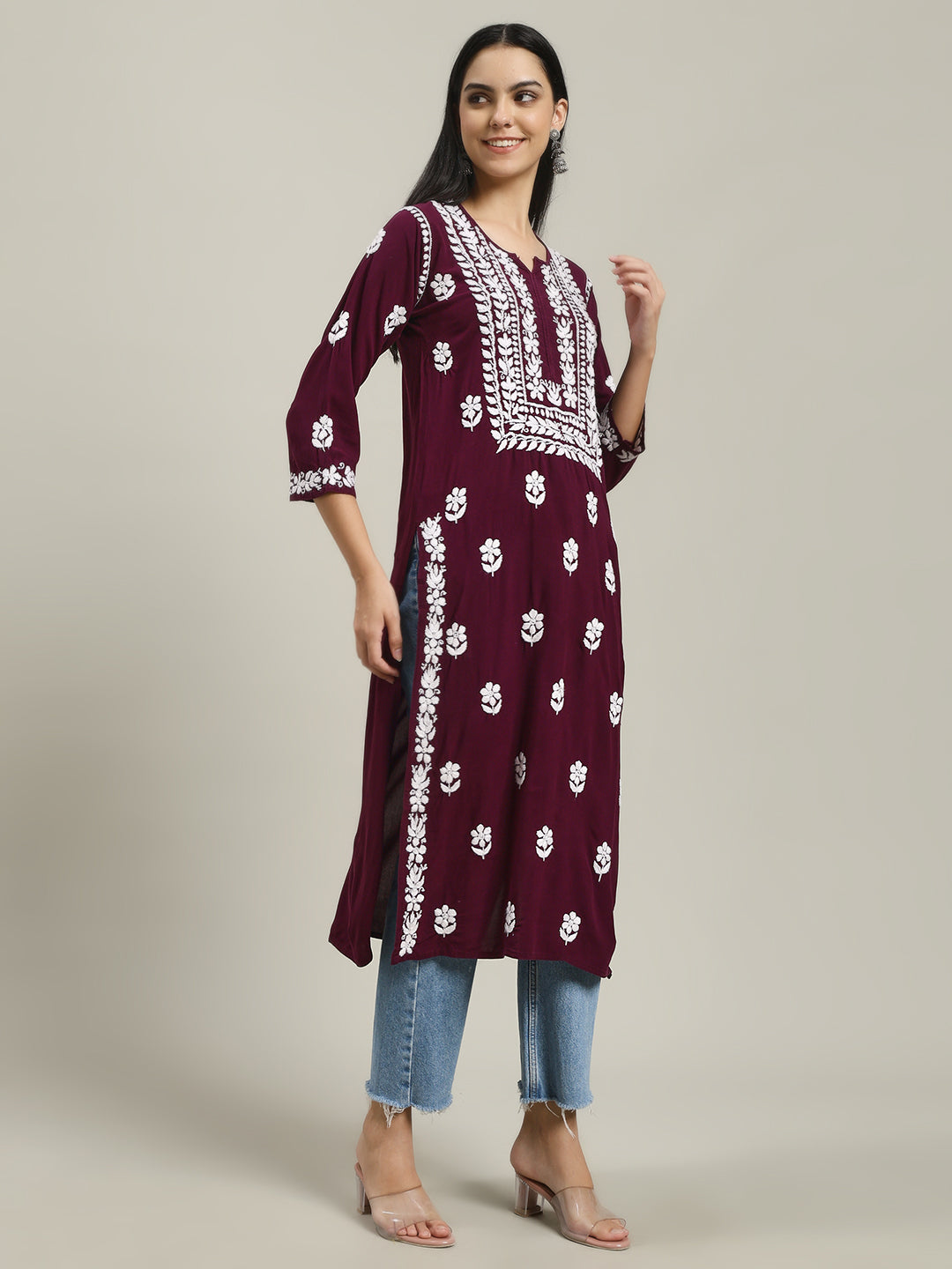 ChikanKari Kurti 