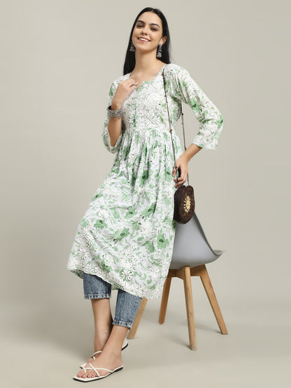 ChikanKari Long Gown 
