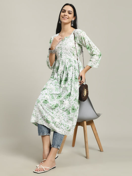 ChikanKari Long Gown 
