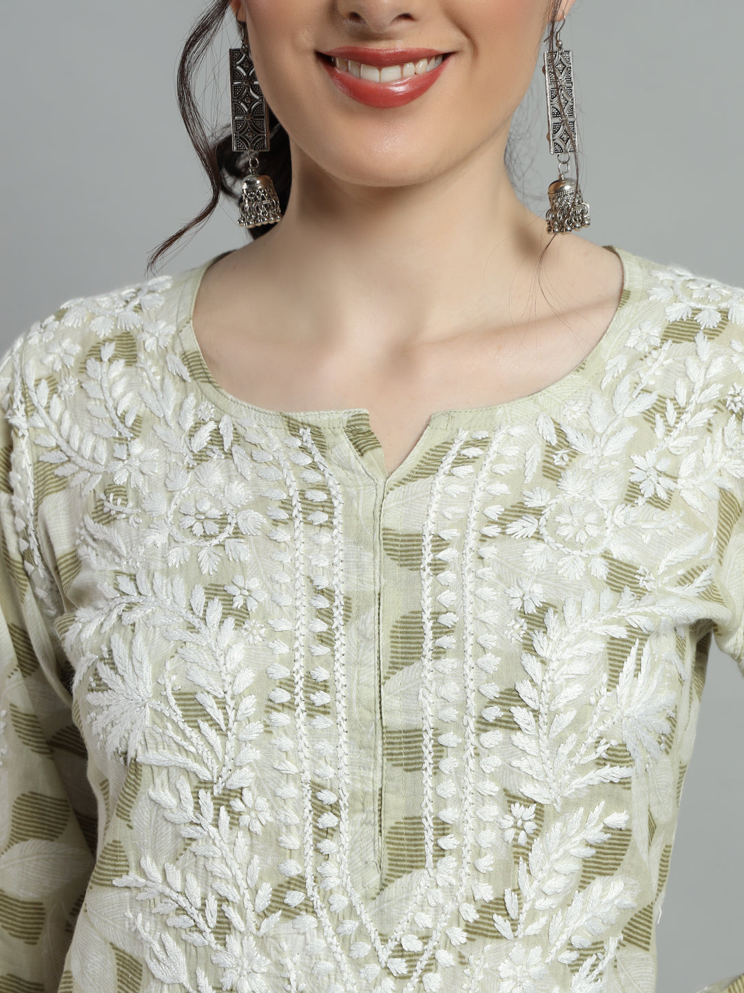 MULMUL PRINTED KURTI