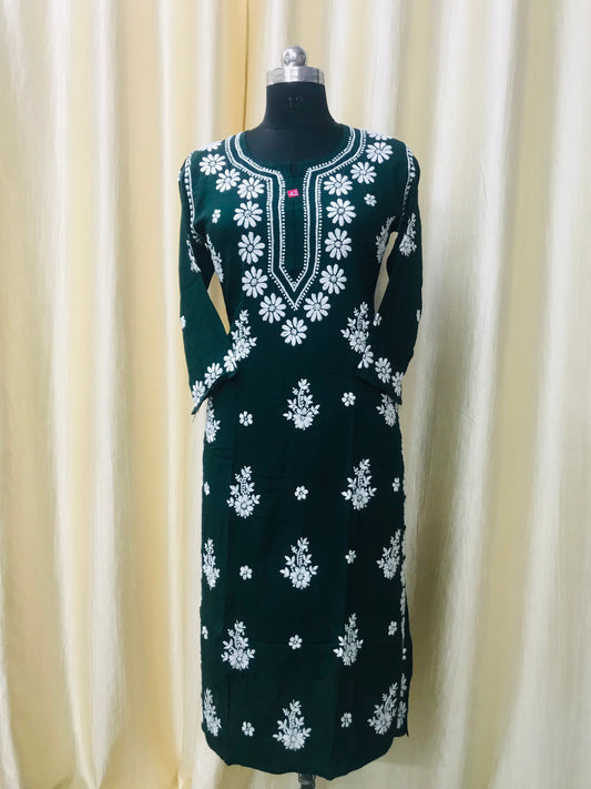 chikan kurti