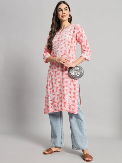 MULMUL PRINTED KURTI