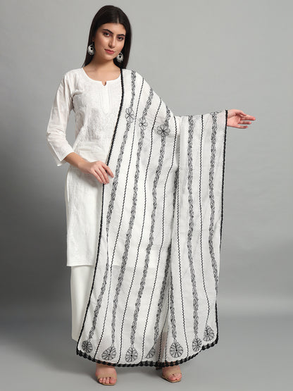 chikankari dupatta 