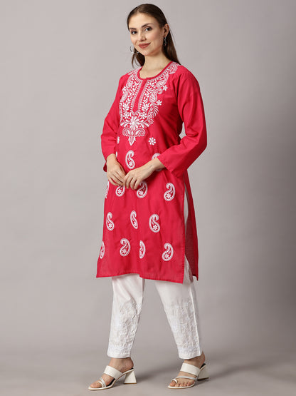 GIRL WEAR CHIKAN KURTI