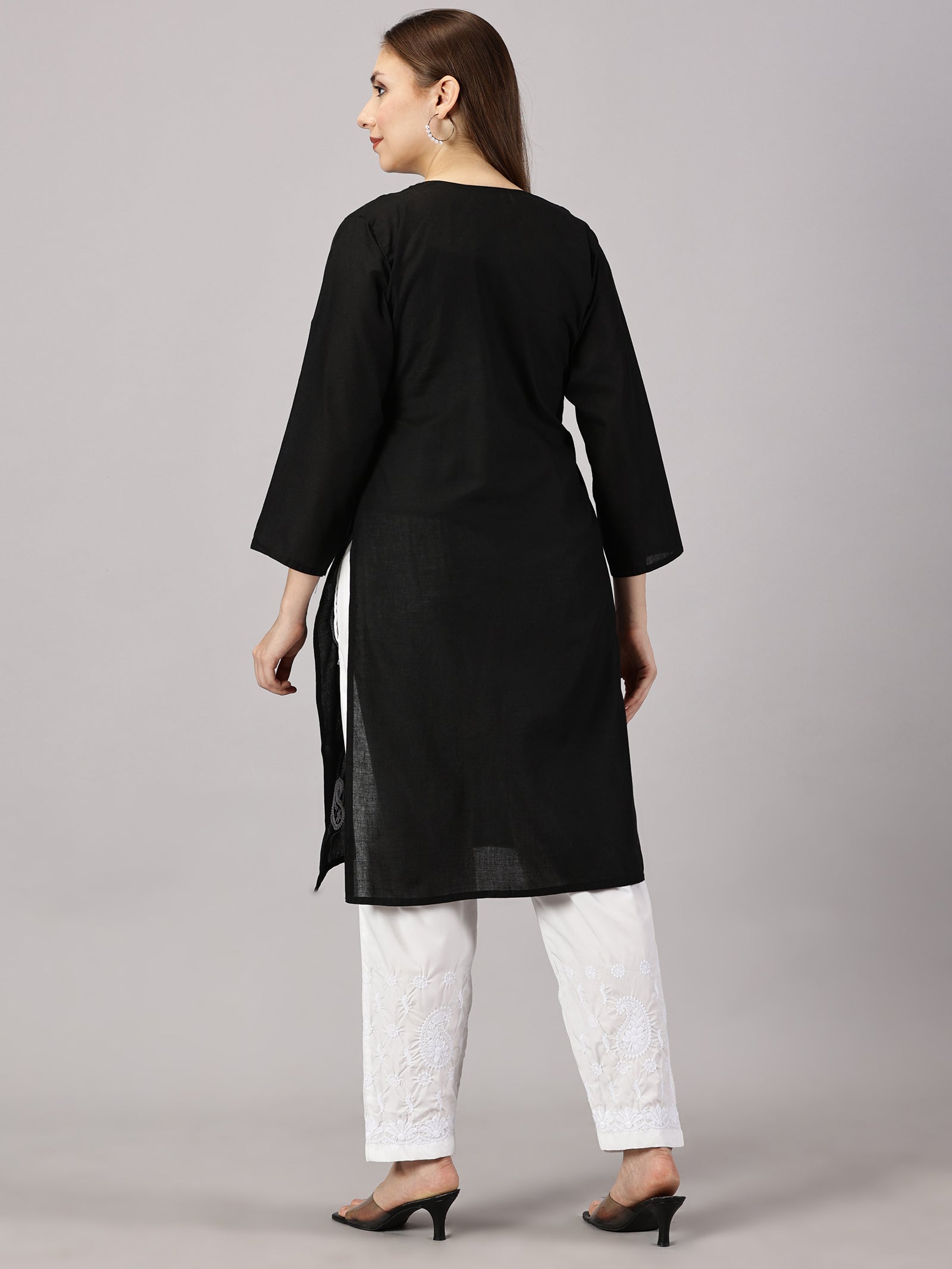 GIRL WEAR CHIKAN KURTI