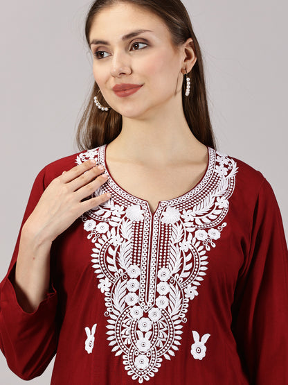 chikan kurti