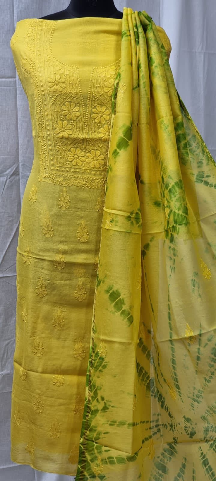 UNSTICHED CHIKAN HANDWORK SUITS