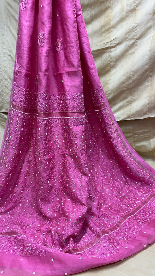 ChikanKari Saree