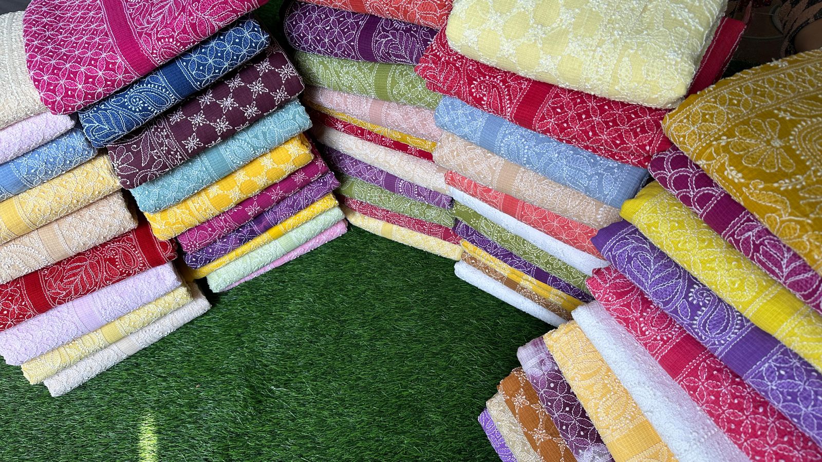 CHIKANKARI KOTA DORIA SAREE