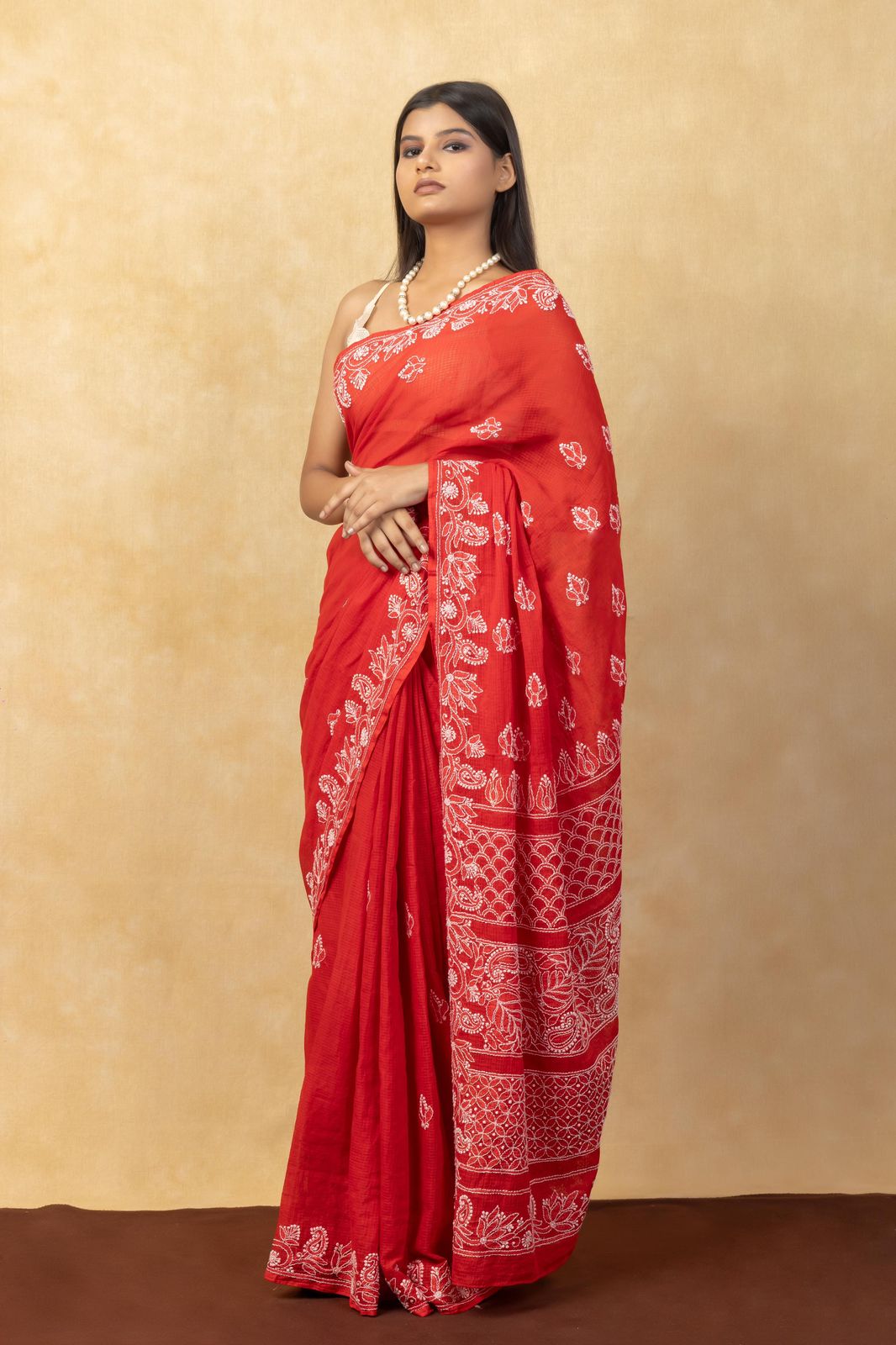 CHIKANKARI KOTA DORIA SAREE