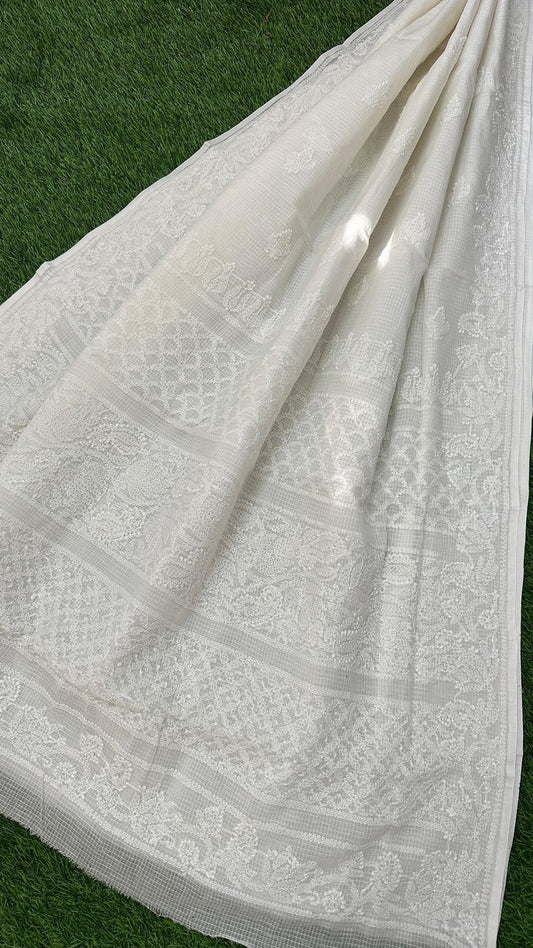 CHIKANKARI KOTA DORIA SAREE