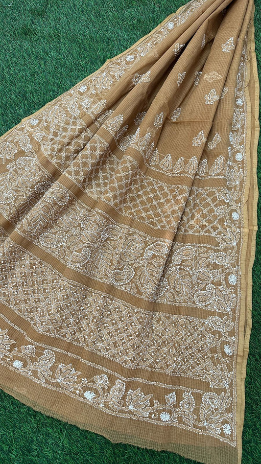 CHIKANKARI KOTA DORIA SAREE