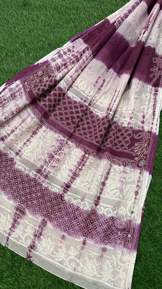 CHIKANKARI KOTA DORIA SAREE