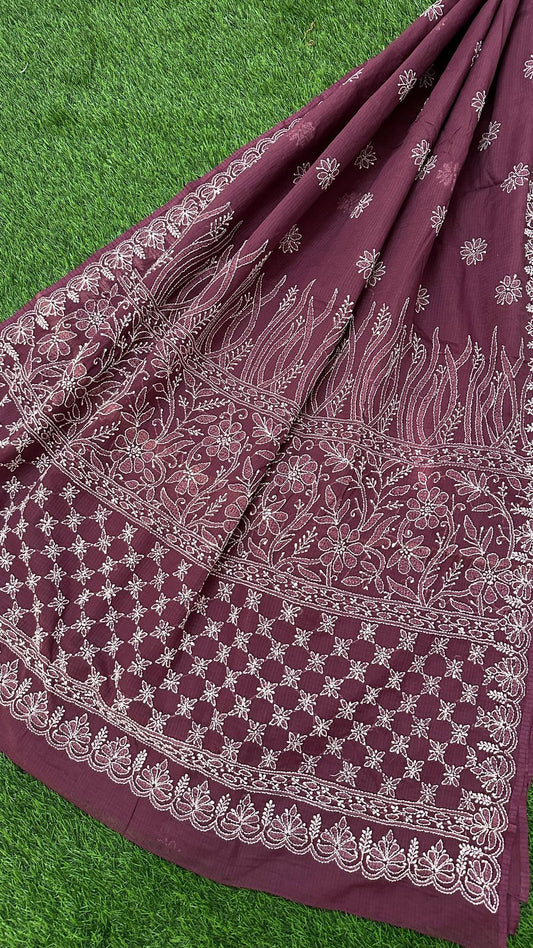 CHIKANKARI KOTA DORIA SAREE