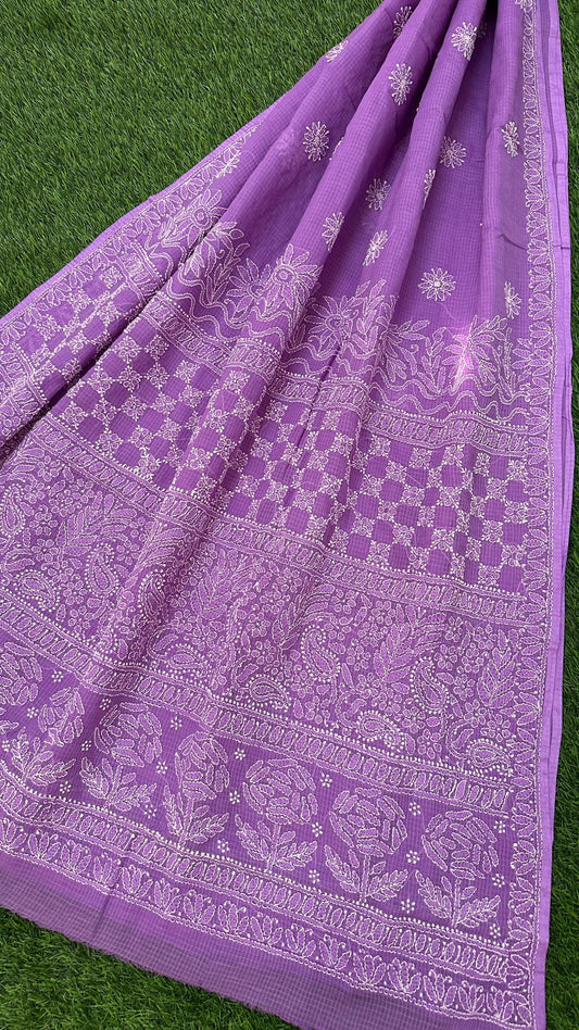 CHIKANKARI KOTA DORIA SAREE