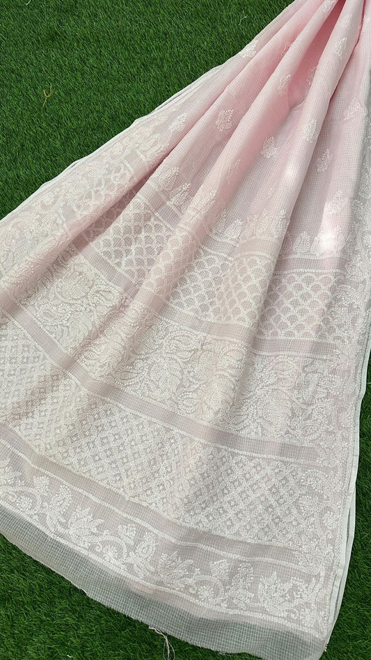 CHIKANKARI KOTA DORIA SAREE