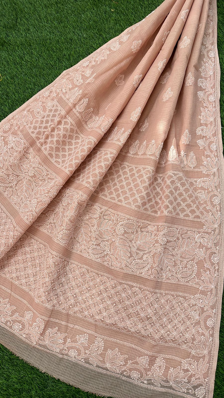 CHIKANKARI KOTA DORIA SAREE