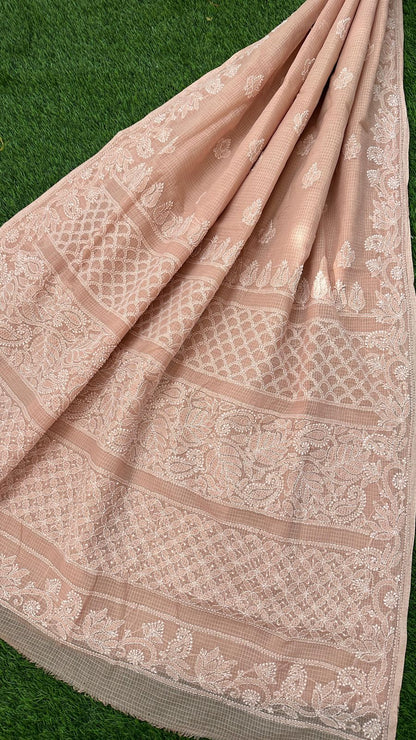 CHIKANKARI KOTA DORIA SAREE