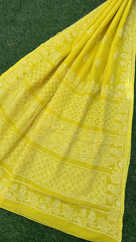 CHIKANKARI KOTA DORIA SAREE