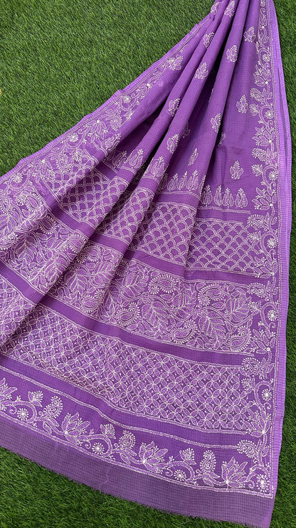 CHIKANKARI KOTA DORIA SAREE