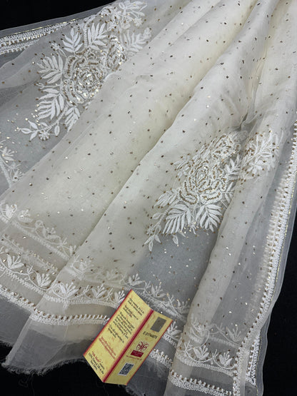 Pure Organza silk dupatta