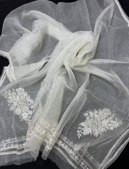 Pure Organza silk dupatta